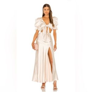 LPA Cream Skirt Set